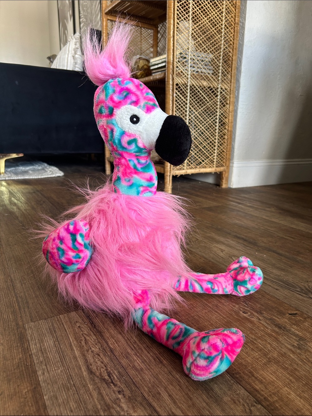 Lily Pulitzer Pink Plush Flamingo